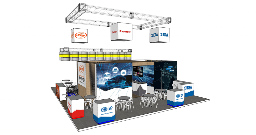 Stand Motortec di Madrid ERA 2022